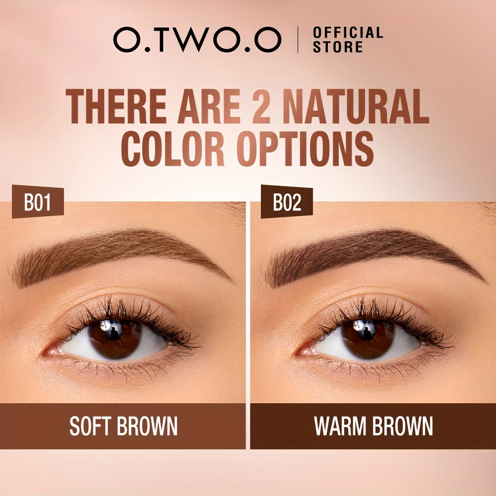 5-Day Tattoo Brow Gel - Semi-Permanent, Even Color, Long-Lasting Makeup - Effortless Peel-Off for Natural-Looking Brows