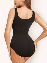 Racelo Shape Wear Bodysuit For Women Waist Trainer Tummy Control Full Body Shaper Seamless Scoop Neck Jumpsuit