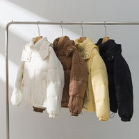 Women's Fashionable Corduroy Cotton-padded Jacket