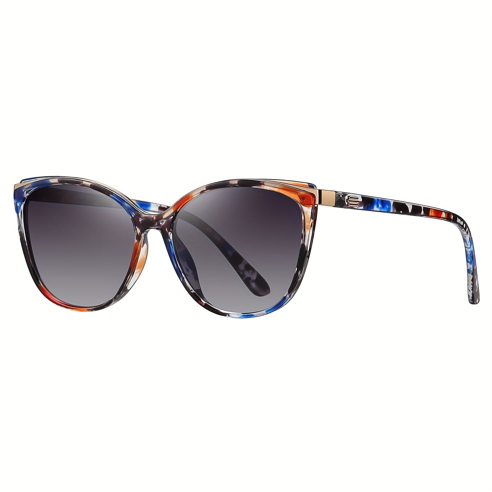 Cat Eye Fashion Glasses For Women Men Casual Anti Glare Gradient Glasses For Driving Travel Beach - Veloxea