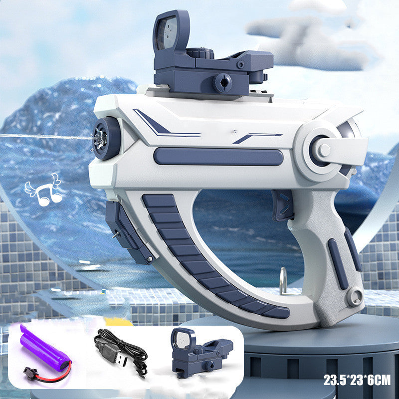 Summer Fully Automatic Electric Water Gun Rechargeable Long-Range Continuous Firing Kids Gift