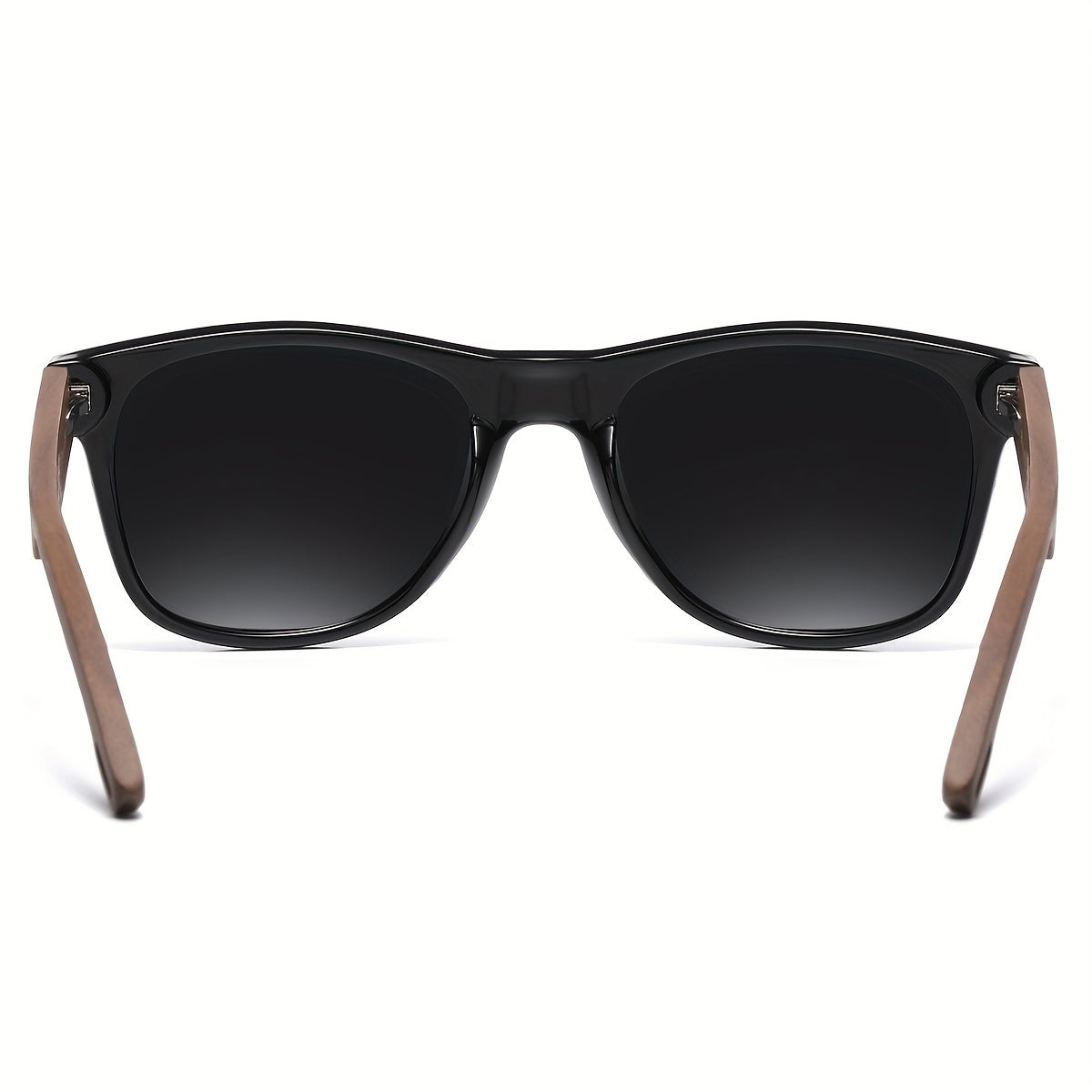 BARCUR, Classic Cool Wooden Temples Sunglasses, UV400 Polarized Sunglasses, For Men Women - Veloxea