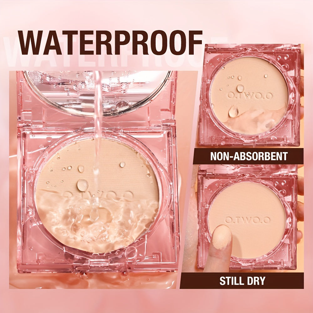 O.Two.O 3D Soft Focus Pressed Powder - Waterproof, Long-Lasting, Oil-Control, 24-Hour Natural Finish For All Skin Types