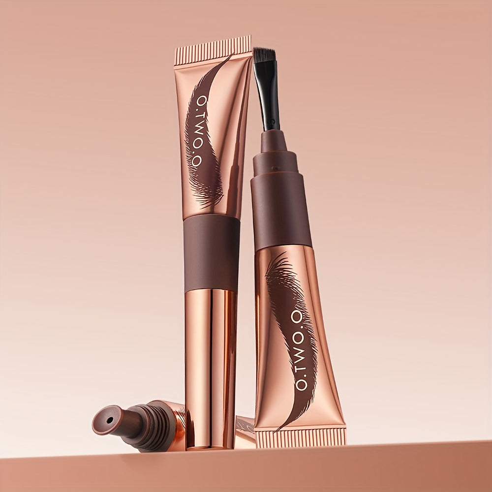 5-Day Tattoo Brow Gel - Semi-Permanent, Even Color, Long-Lasting Makeup - Effortless Peel-Off for Natural-Looking Brows
