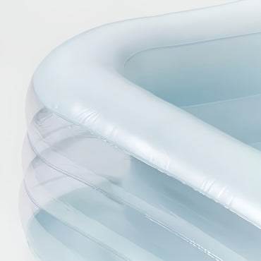 Deluxe Rectangular Family Pool Blue - Veloxea
