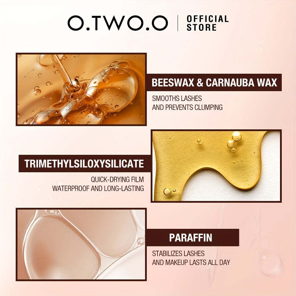 O.TWO.O Mascara Waterproof Long Lasting 36H Volume Curling Smudge-proof Long Lash Easy To Wear Eye Makeup