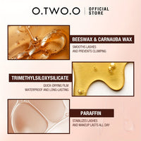 O.TWO.O Mascara Waterproof Long Lasting 36H Volume Curling Smudge-proof Long Lash Easy To Wear Eye Makeup
