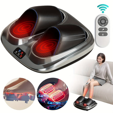 2023 3D Shiatsu Foot Massager for Circulation and Relax, Foot Massager Machine with Deep-Kneading and heat, help for Relax, Calf Massager, ideal gift for Mom Dad Friends Christmas - Veloxea