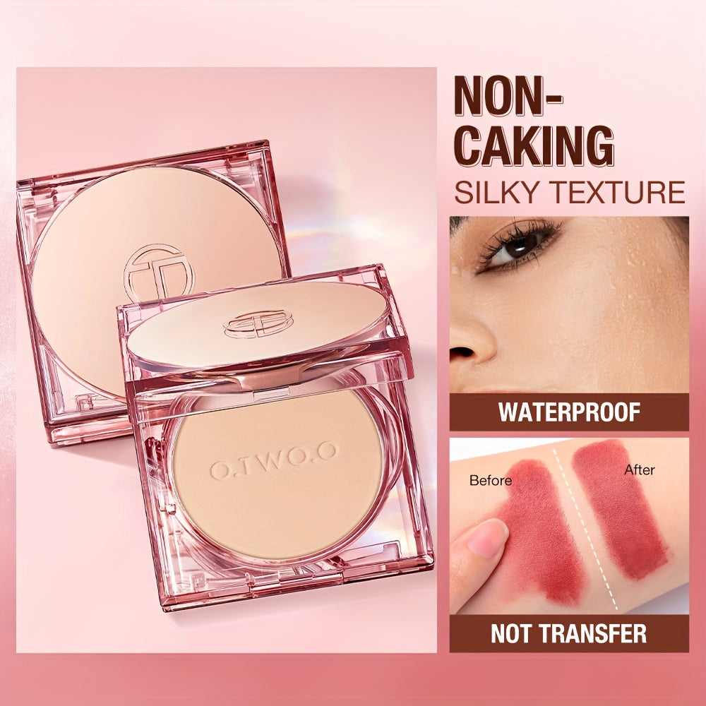 O.Two.O 3D Soft Focus Pressed Powder - Waterproof, Long-Lasting, Oil-Control, 24-Hour Natural Finish For All Skin Types