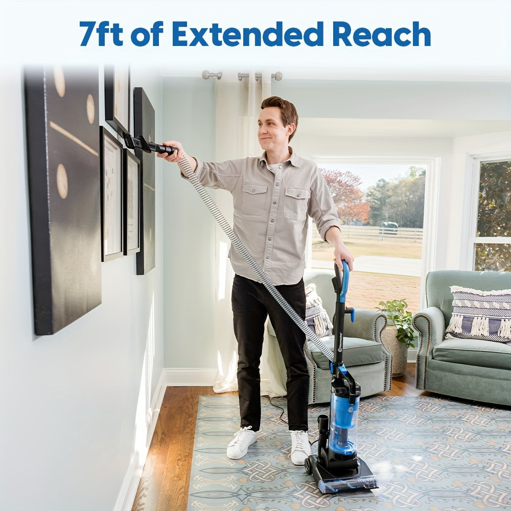 Vacmaster UC0501 Bagless Upright Vacuum Cleaner With Large Dust Cup Capacity - Veloxea