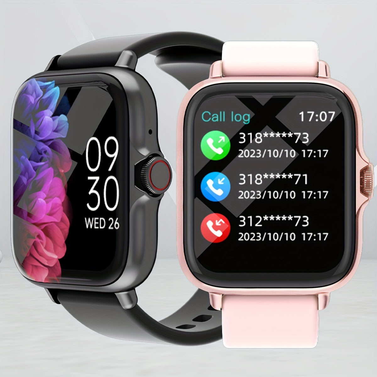 Waterproof Smart Watch, 1.83'' Full Touch Screen Display With Message, Answer Make Call Smartwatch Sleep Monitoring, Sports Pedometer - Veloxea