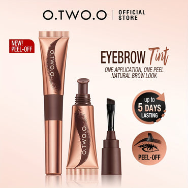 5-Day Tattoo Brow Gel - Semi-Permanent, Even Color, Long-Lasting Makeup - Effortless Peel-Off for Natural-Looking Brows
