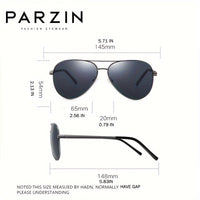 1pc Classic Polarized Glasses For Men With Metal Frame & TAC Lenses - Perfect For Fishing, Casual Wear - Veloxea