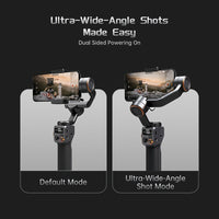 hohem iSteady M6 Gimbal Stabilizer for Smartphone, New Upgrade 3-Axis Phone Gimbal for iPhone & Android, Smart Tracking, 360°Infinite Rotation, 18H Long Battery, OLED Display for Video Recording - Veloxea