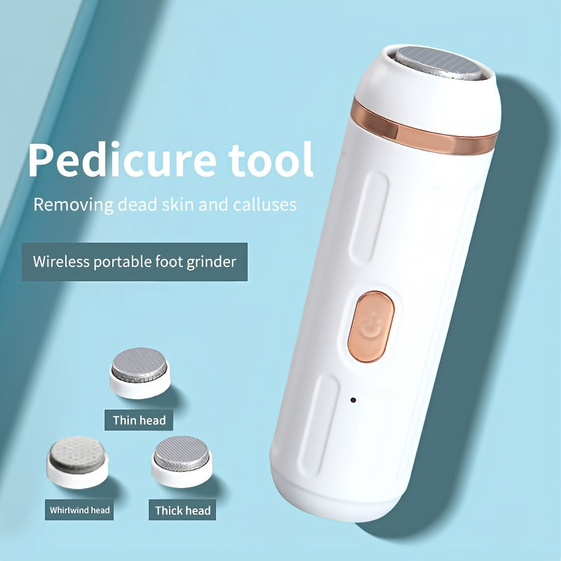 Electric Feet Callus Remover, Professional Electric Callus Remover, Rechargeable Portable Electronic Foot File Pedicure Tools - Veloxea
