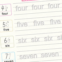 4pcs/Pack Large Reusable Handwriting Practice Copybook Comfy Tracing Sight Words Grooves Magic Practice Workbook Set (4 Books + 1 Pen + 5 Refills + 1 Pen Grip) halloween christmas gift - Veloxea