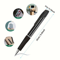 1pc HD 1080P Pen Camera, 64GB Memory Card Included, Portable Mini Surveillance & Security Nanny Cam, Easy-to-Use, For Home Office Meeting Recording, Indoor/Outdoor Use - Veloxea