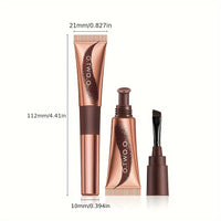 5-Day Tattoo Brow Gel - Semi-Permanent, Even Color, Long-Lasting Makeup - Effortless Peel-Off for Natural-Looking Brows