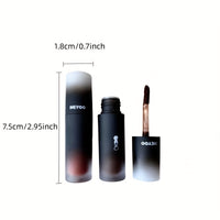 Ineyoo Cool Black Rabbit Lip Glaze Long Lasting Colorful And Smooth Silky Color Rendering