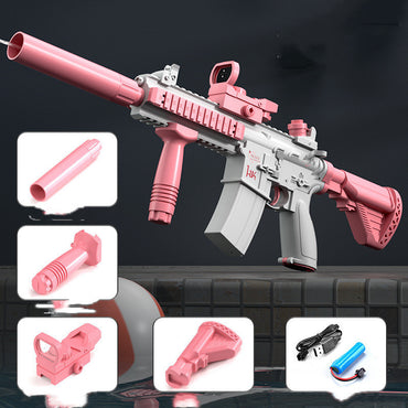 Summer Fully Automatic Electric Water Gun Rechargeable Long-Range Continuous Firing Kids Gift