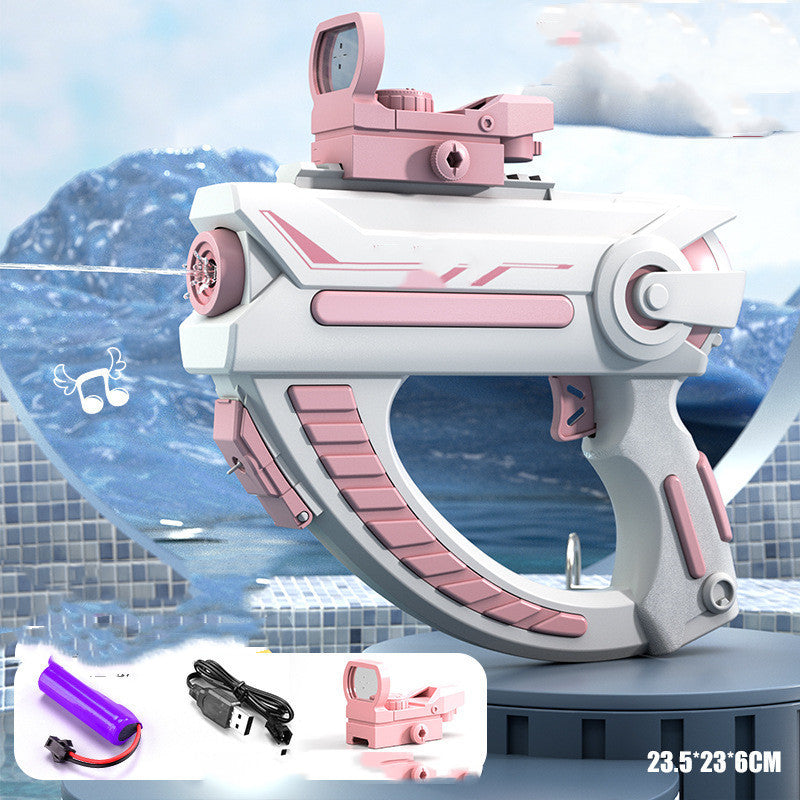 Summer Fully Automatic Electric Water Gun Rechargeable Long-Range Continuous Firing Kids Gift