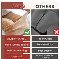 4 Pairs Of Stockings,, Fleece Lined Tights Women, Comfortable Tight Warm Autumn And Winter, Women's Stockings And Socks (Skin Tone + Solid Black + Transparent Black + Transparent Coffee) - Veloxea