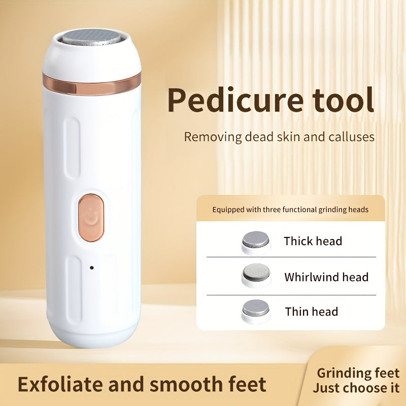 Electric Feet Callus Remover, Professional Electric Callus Remover, Rechargeable Portable Electronic Foot File Pedicure Tools - Veloxea
