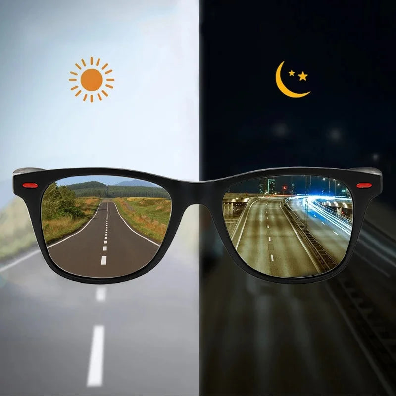 Night Vision Glasses PC Frame Polarized Sunglasses Night Glasses Goggles
