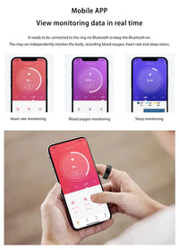 Xiaomi Smart Ring Men Women Bluetooth Health Monitoring Blood - Oxygen - Sleep - Heart Rate, Waterproof