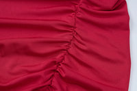 Sexy Maxi Dress Women Fashion Waist Cut Out Slim Party Dresses Red Long Sleeve Evening Party Christmas Dress