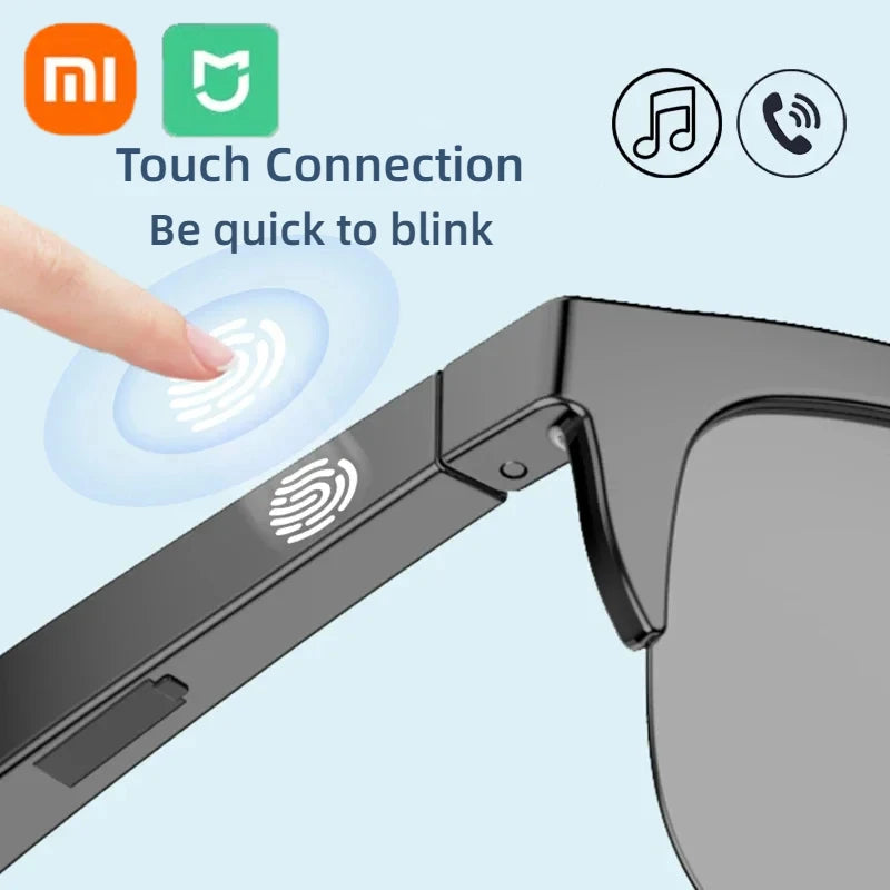 Xiaomi Smart Sunglasses Glasses Bluetooth Call Headphones HIFI Blue Light Waterproof Anti-UV For Men And Women
