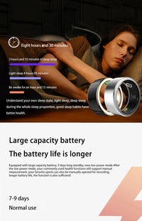 Xiaomi Smart Ring Men Women Bluetooth Health Monitoring Blood - Oxygen - Sleep - Heart Rate, Waterproof