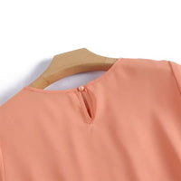 ZANZEA Summer Blouse Short Sleeve Work Blusas Mujer Femme Office Top