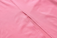 Dulzura Solid Back Slit Ruched Elegant Body-Shaping