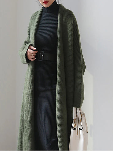 Sweater Dress Women Turtleneck Long Sleeve Knitted Sheath Long Dress With Belt Elegant Vestidos