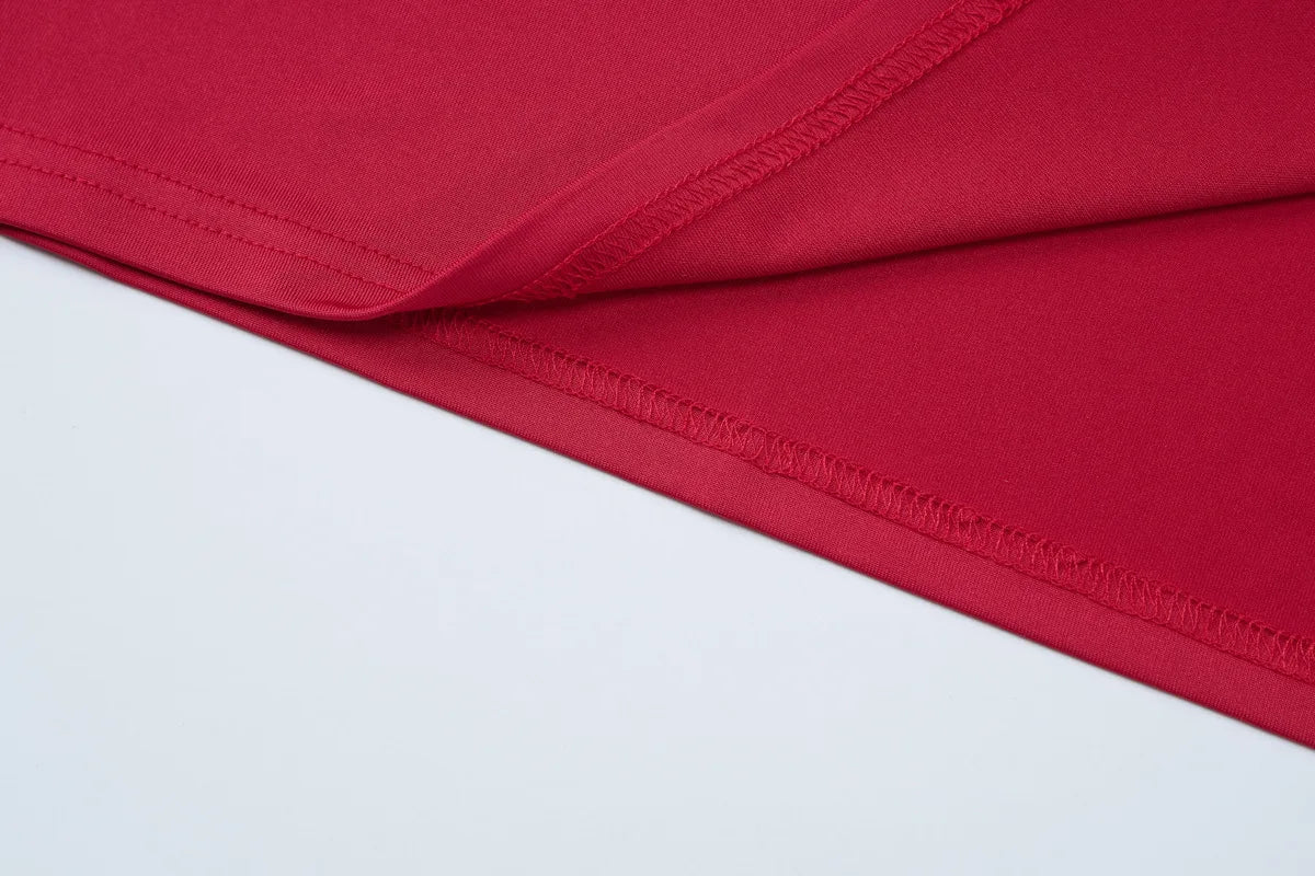 Sexy Maxi Dress Women Fashion Waist Cut Out Slim Party Dresses Red Long Sleeve Evening Party Christmas Dress