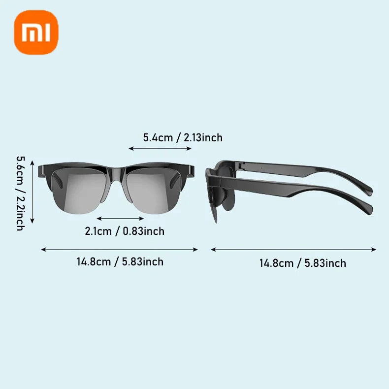 Xiaomi Smart Sunglasses Glasses Bluetooth Call Headphones HIFI Blue Light Waterproof Anti-UV For Men And Women