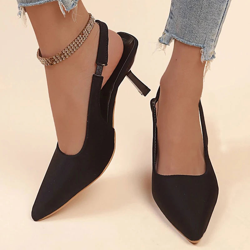 Pointed Toe High Heels Shallow Women's Sandals Shoes for Women