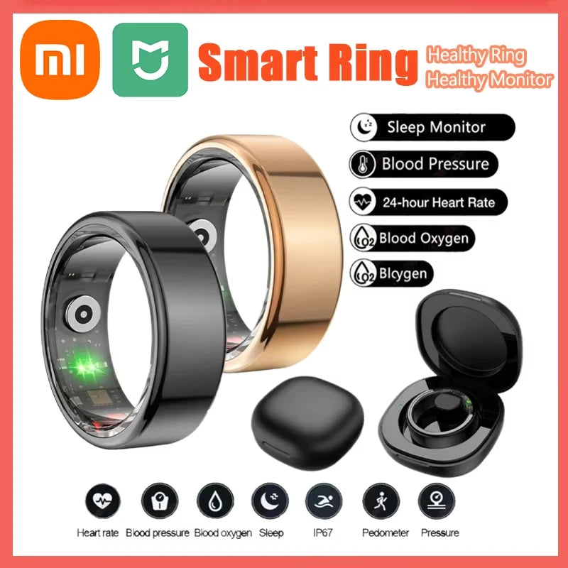 Xiaomi Smart Ring Men Women Bluetooth Health Monitoring Blood - Oxygen - Sleep - Heart Rate, Waterproof