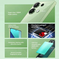 Xiaomi Redmi Note 13 4G Smartphone Snapdragon® 685 108MP Camera 120Hz AMOLED Display 33W Charging Cellphone Handy