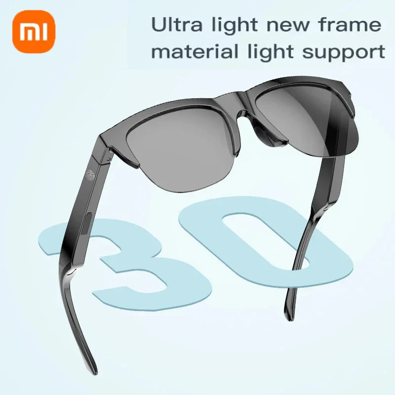 Xiaomi Smart Sunglasses Glasses Bluetooth Call Headphones HIFI Blue Light Waterproof Anti-UV For Men And Women