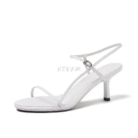 Leather Suit Female Beige Women’s Shoes High Heels Low-heeled Black Comfort New Stiletto