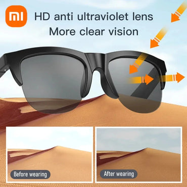 Xiaomi Smart Sunglasses Glasses Bluetooth Call Headphones HIFI Blue Light Waterproof Anti-UV For Men And Women