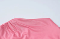 Dulzura Solid Back Slit Ruched Elegant Body-Shaping
