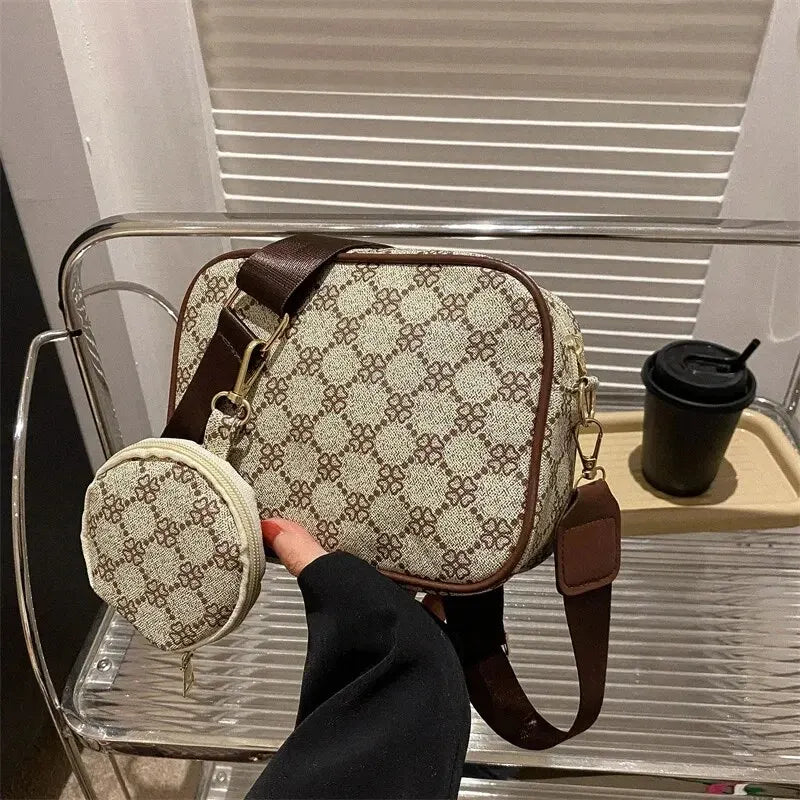 Vintage Fashion Handle Handbag Women Solid Soft PU Leather Women Shoulder Bag