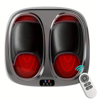 2023 3D Shiatsu Foot Massager for Circulation and Relax, Foot Massager Machine with Deep-Kneading and heat, help for Relax, Calf Massager, ideal gift for Mom Dad Friends Christmas - Veloxea
