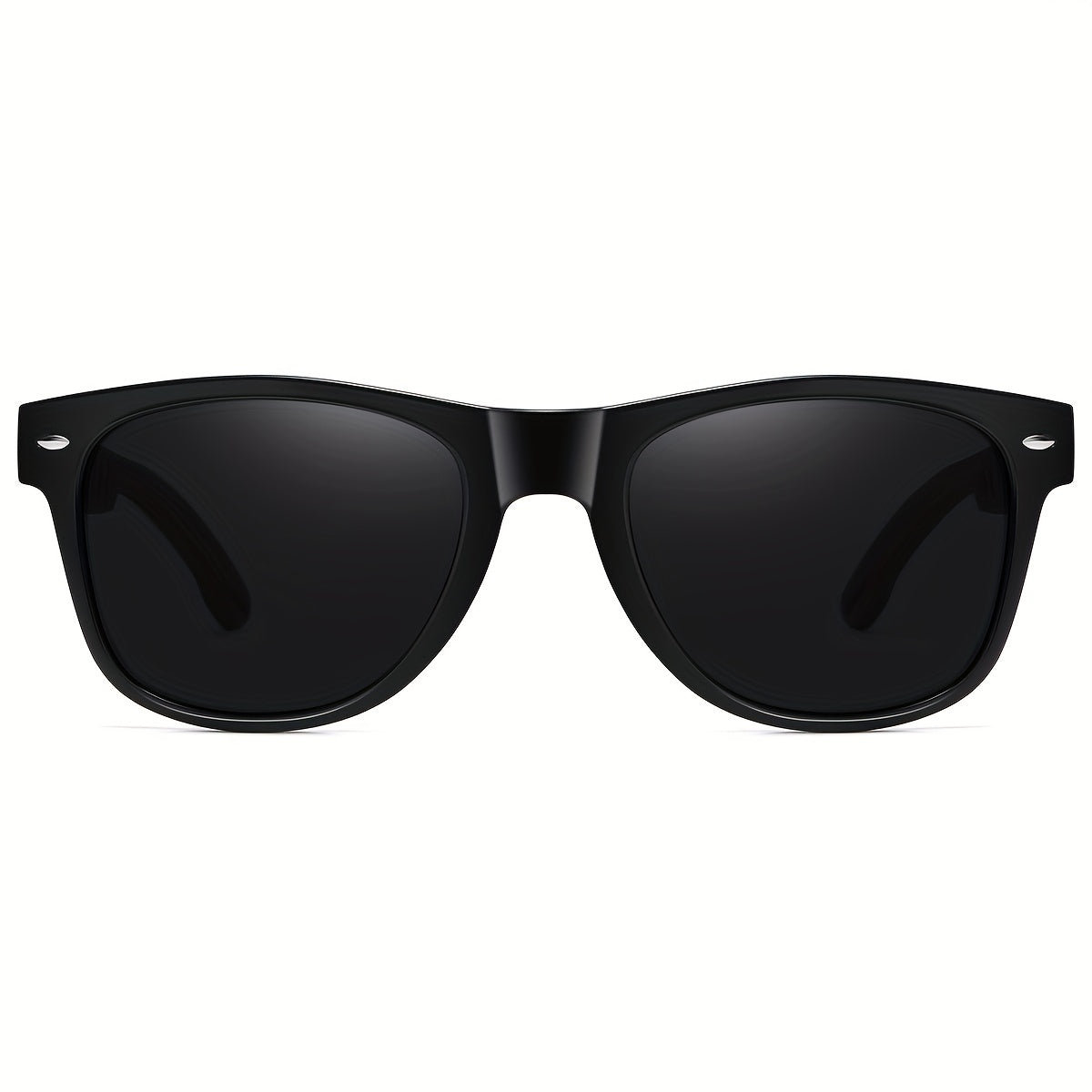 BARCUR, Classic Cool Wooden Temples Sunglasses, UV400 Polarized Sunglasses, For Men Women - Veloxea