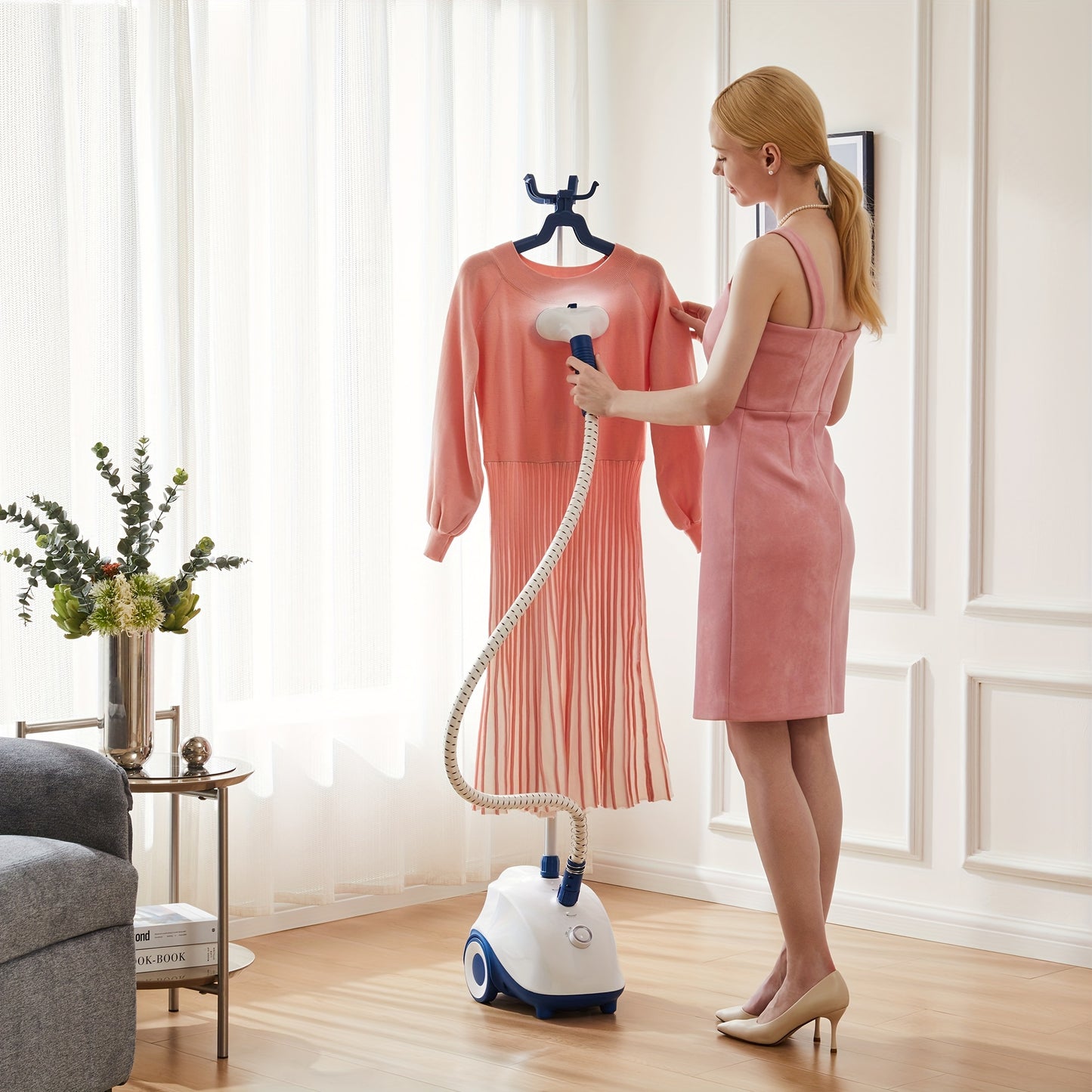 OLIXIS Handheld Steamer, Professional Wrinkle Removal Ironing Machine, - Veloxea