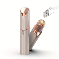 Women's Facial Hair Remover, Electric Face Razor, USB Rechargeable Hair Remover Device For Face, Portable Painless Hair Epilator For Lips, Chin, Mustache, Fingers - Veloxea