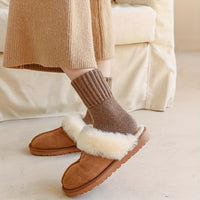 5 Pairs Simple Solid Thickened Socks, Comfy & Soft Unisex Mid Tube Socks, Women's Stockings & Hosiery - Veloxea